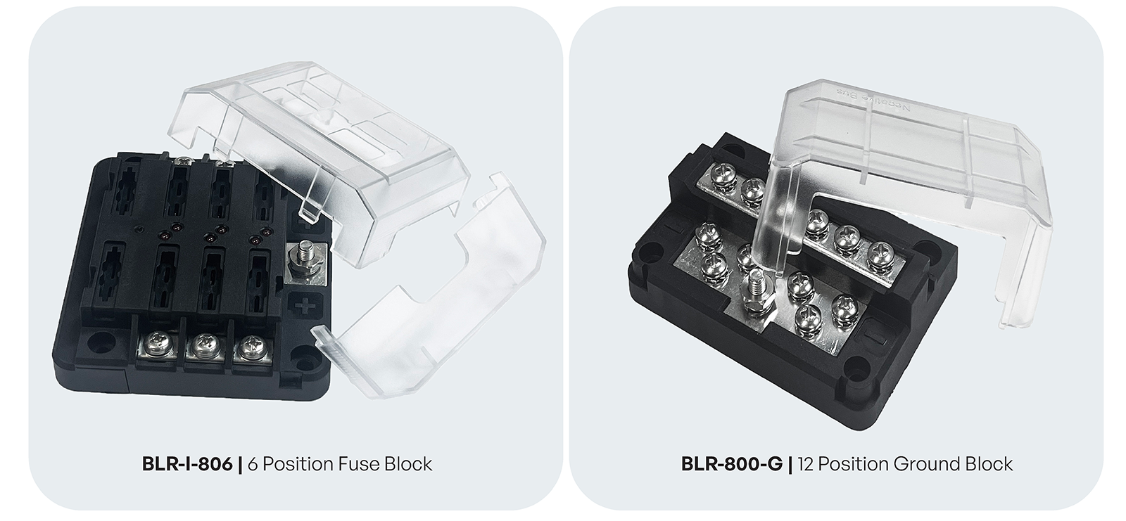 Two OptiFuse Modular Components Individually: Key Parts for Creating Blade Fuse Blocks