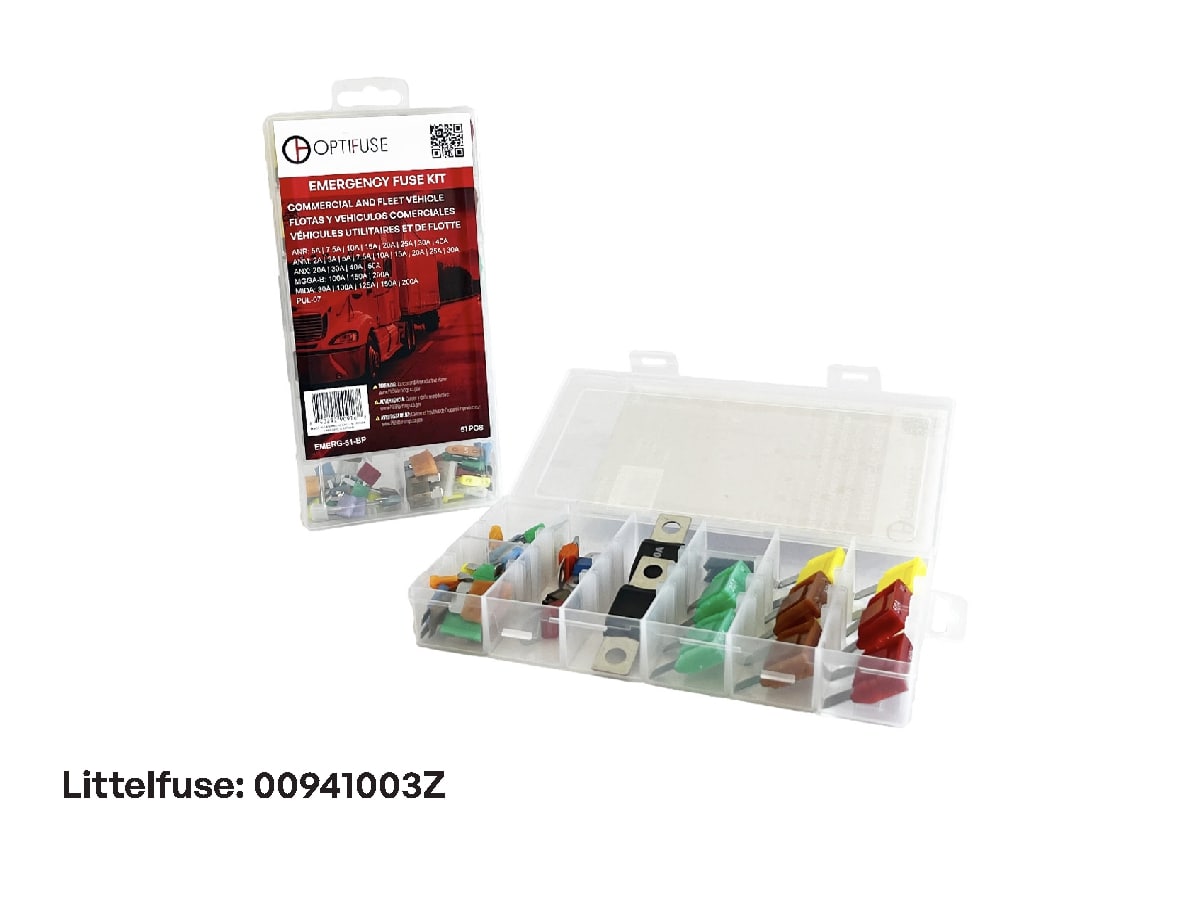 Commercial & Fleet Vehicle Emergency Fuse Kit. Littelfuse: 00941003Z