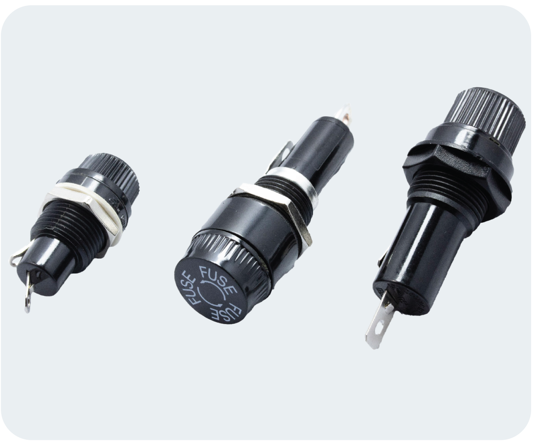 Different Types of Panel-Mounted Fuse Holders: Safe and Convenient Options for Easy Fuse Replacement and Shock Protection