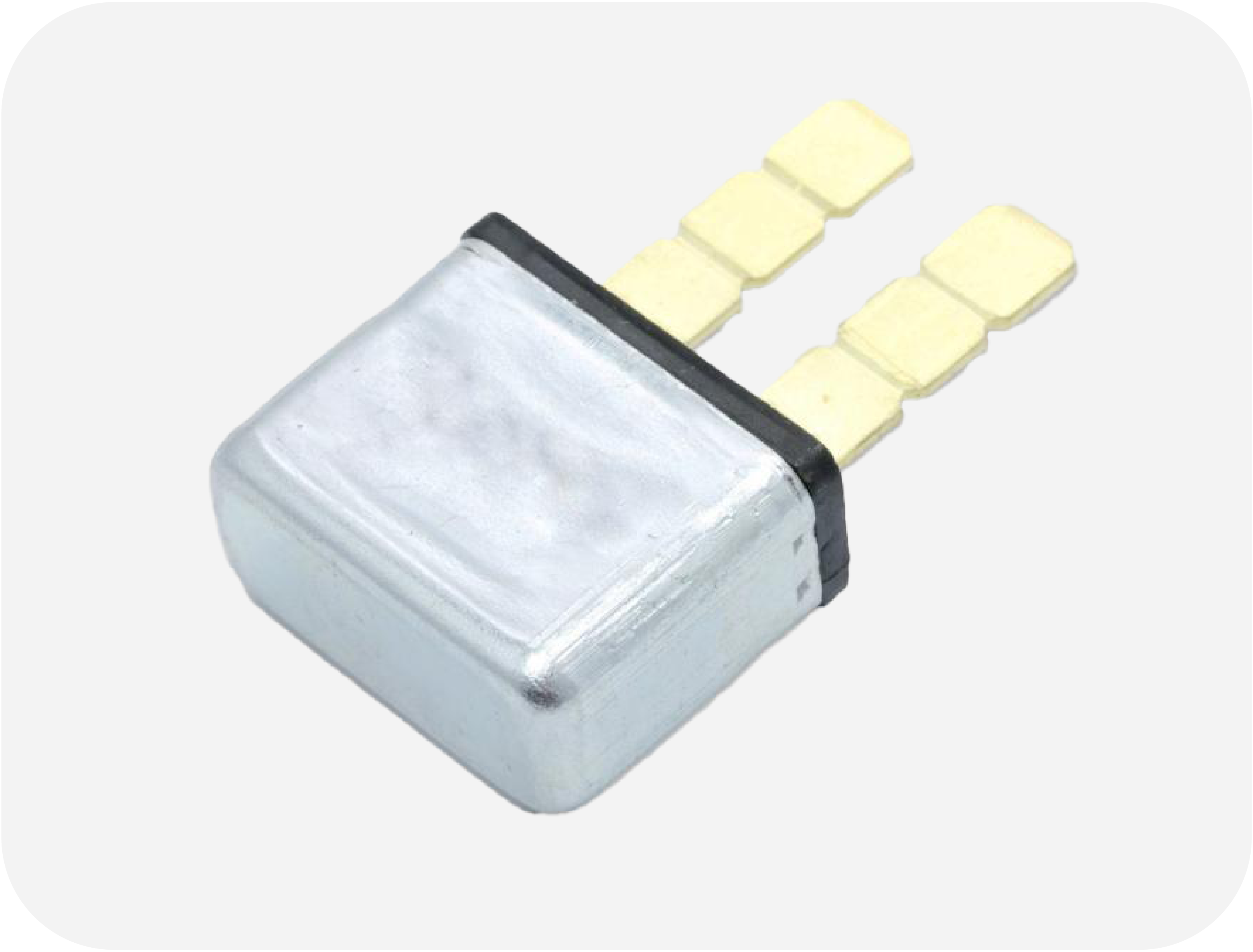 OptiFuse ACB2-PL Type I auto-reset blade circuit breaker with universal scored terminals for ATO/ATC holders