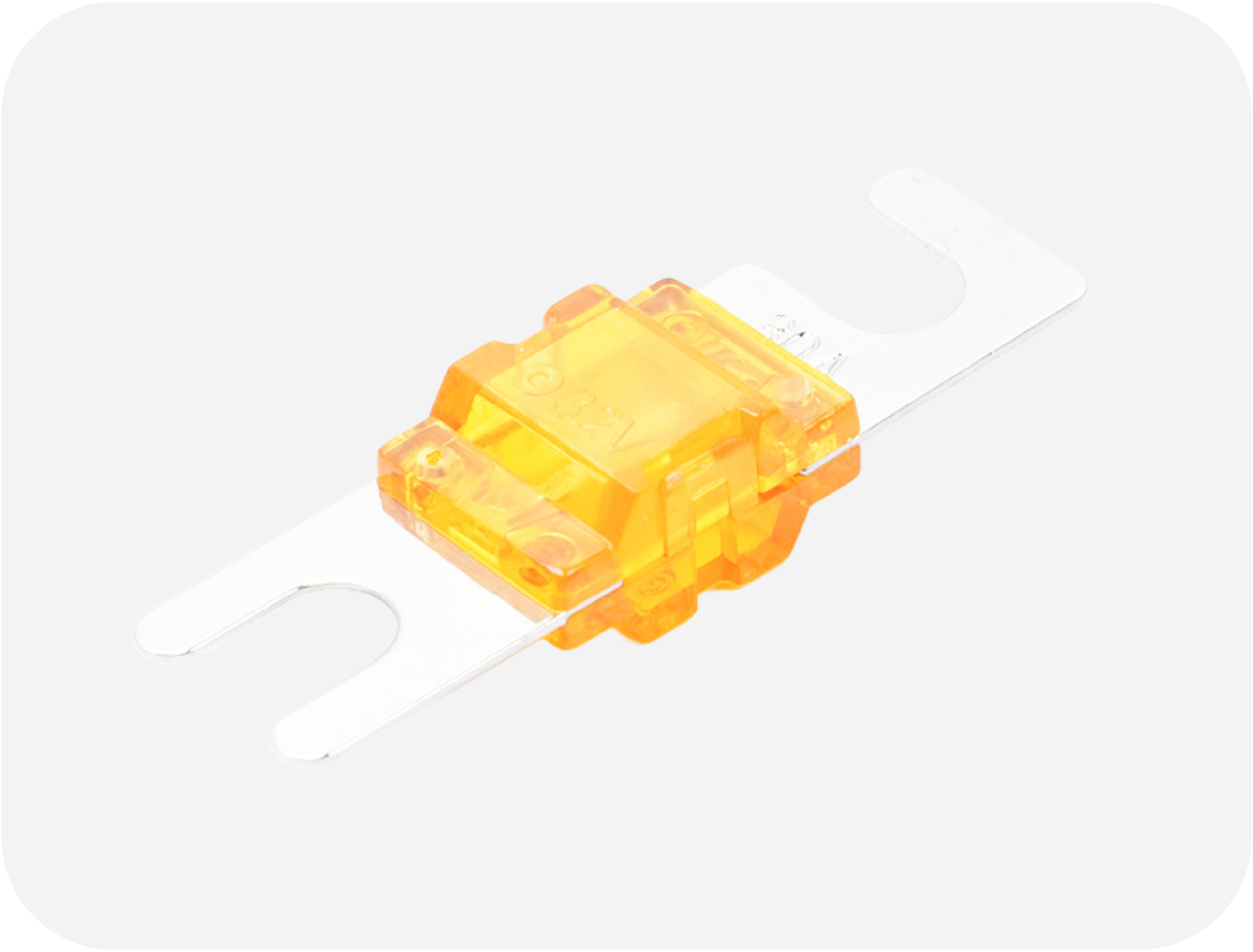 OptiFuse MID 32VDC MIDI-Style bolt-on fuse for high-current vehicle circuit protection
